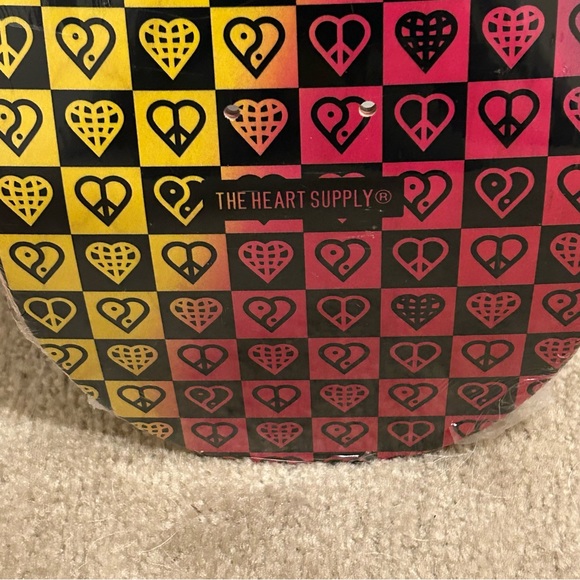 The Heart Supply Heimana Reynolds Trinity Tie Dye Impact LT Skateboard Deck 8.5” - Picture 5 of 10